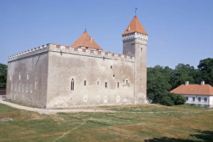 Local Famous Place Prints: Kuressaare Castle built between 1338 and 1380, Saaremaa Island, Estonia