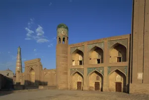 Madrassahs Prints: Kutluq-Muradinaq Madrasah, Khiva, Uzbekistan, Central Asia, Asia