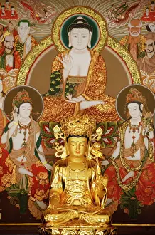 Human Representation Prints: Kwanseum Bosal, Avalokitesvara (Bodhisattva of Compassion), Seoul, South Korea, Asia