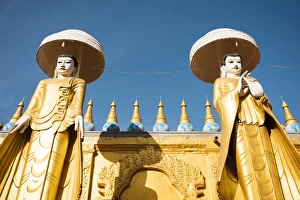 Mandalay Prints: Kyaw Aung San Dar monastery, Amarapura, Mandalay, Mandalay Region, Myanmar (Burma), Asia