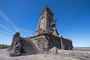 Typically German Gallery: Kyffhaeuser Monument, Barbarossa monument, Thuringia, Germany, Europe