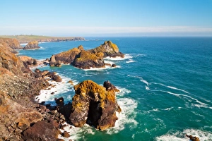 Kynance Cove, Lizard, Cornwall, England, United Kingdom, Europe