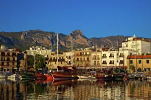 Dayime Prints: Kyrenia Harbour, Kyrenia, North Cyprus, Cyprus, Mediterranean, Europe