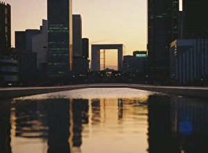 La Defense Prints: L Arche, La Defense, Paris, France, Europe