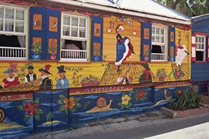 Restaurant Prints: L Escargot Restaurant, Phillipsburg, St. Maarten, Leeward Islands, West Indies