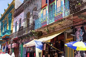 La Boca district, known for its vibrant colours, restaurants and the tango, Buenos Aires La Boca district, known for its vibrant colours, restaurants and the tango, Buenos Aires