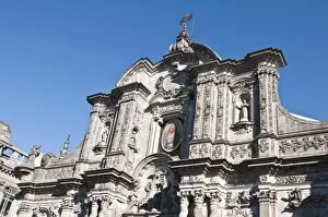 Images Dated 18th April 2010: La Compania church, Historic Center, UNESCO World Heritage Site, Quito