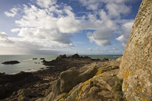 Jersey Prints: La Corbiere, St. Brelade, Jersey, Channel Islands, United Kingdom, Europe