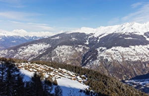 Typically Swiss Prints: La Creta (Verbier), 4 Vallees, Valais, Swiss Alps, Switzerland, Europe