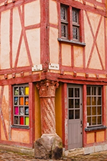 La Maison du Pilier Rouge in Le Mans, Sarthe, Pays de la Loire, France, Europe