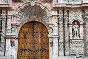 La Merced Church on De La Union Street in Lima Centro District, Lima, Peru, South America