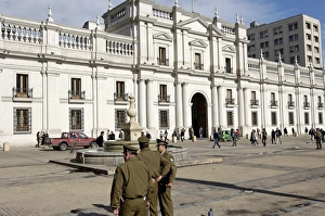 La Moneda Palace, architect Joaquin Toesca, formerly the Mint, Santiago