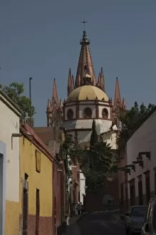 Images Dated 20th April 2008: La Parroquia, church notable for its fantastic Neo-Gothic exterior, San Miguel de Allende