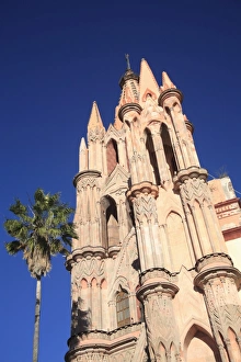 Images Dated 28th October 2007: La Parroquia (Parish Church), San Miguel de Allende, San Miguel, Guanajuato State
