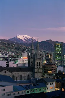 Bolivian Prints: La Paz and Mount Illampu, Bolivia, South America