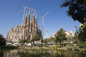 La Sagrada Familia by Antoni Gaudi, UNESCO World Heritage Site, Barcelona