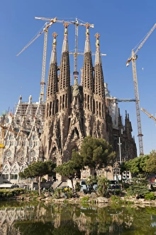 La Sagrada Familia by Antoni Gaudi, UNESCO World Heritage Site, Barcelona