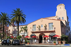 La Jolla Prints: La Valencia Hotel, La Jolla, San Diego, California, United States of America, North