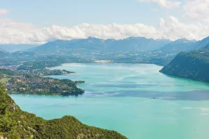Azure Prints: Lac du Bourget viewed from the belvedere of Chambotte
