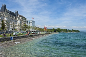 Typically Swiss Prints: Lac Leman, Geneva, Switzerland, Europe
