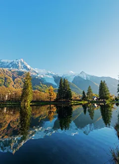 Lacs des Gaillands, Chamonix Valley, Rhone Alps, Haute Savoie, France, Europe