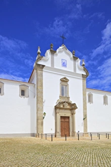White Washed Prints: Our Lady of Carmels Church, Tavira, Eastern Algarve, Algarve, Portugal, Europe