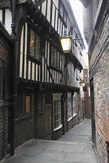 Lamp Prints: Lady Pecketts Yard, York, Yorkshire, England, United Kingdom, Europe