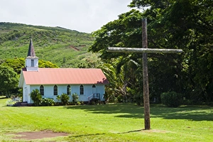 Molokai Prints: Our Lady of Seven Sorrows church