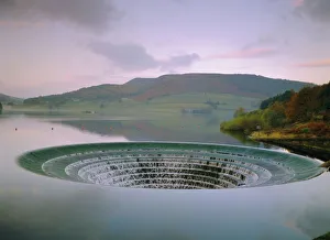 Derbyshire Prints: Ladybower Reservoir, Derwent Valley, Peak District National Park, Derbyshire, England