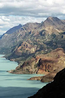 Rugged Terrain Prints: Lago Viedma, Argentine Patagonia, Argentina, South America