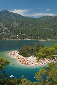 Lagoon Beach, Olu Deniz, near Fethiye, Aegean, Anatolia, Turkey, Asia Minor, Eurasia