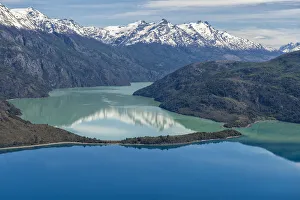 Laguna San Rafael National Park, aerial view, Aysen Region, Patagonia, Chile