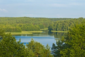 Lithuania Prints: Lake at Aukstaitija National Park, Lithuania, Baltic States, Europe