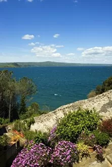Images Dated 26th April 2008: Lake of Bolsena, view from Capodimonte, Viterbo, Lazio, Italy, Europe
