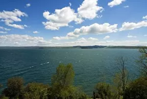Images Dated 26th April 2008: Lake of Bolsena, view from Capodimonte, Viterbo, Lazio, Italy, Europe