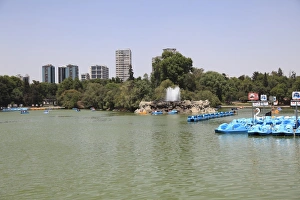 Pedalo Prints: Lake, Chapultepec Park (Bosque de Chapultepec)