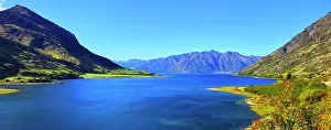 Camping Prints: Lake Hawea, South Island, New Zealand
