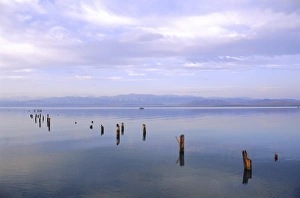 Stick Prints: Lake Issyk-Kul at Balikchi