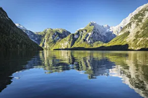 Berchtesgadener Land Prints: Lake Koenigssee, Watzmann Mountain, Berchtesgadener Land, Berchtesgaden National Park