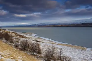 Egilsstadir Prints: Lake Lagarfljot (Logurinn), 53 square km and 25 km long, near Egilsstadir