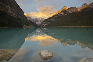 Lakes Prints: Lake Louise at Sunrise, Banff National Park