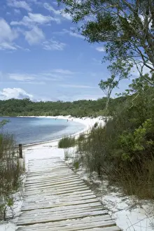 Fraser Island Prints: Lake McKenzie, Fraser Island, UNESCO World Heritage Site, Queensland, Australia, Pacific