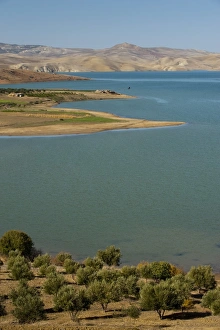 Lake, Nzala El Oudaia, Morocco, North Africa, Africa