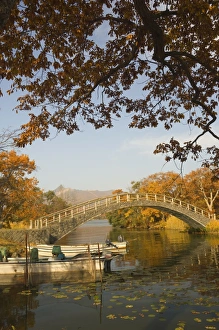 Images Dated 28th October 2007: Lake Onuma and Mount Komaga-dake