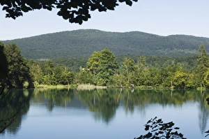 Lake, Plitvice Lakes National Park, UNESCO World Heritage Site, Croatia, Europe