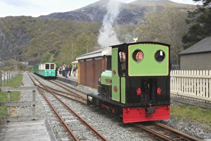 Locomotive Prints: Lake Railway, Station, Llanberis