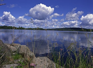 Lake at Ramen, north of Filipstad, in summer, Eastern Varmland, Sweden