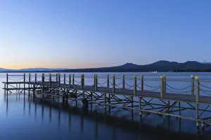 Chain Prints: Lake Sevan, early morning, freshwater high-altitude lake, Gegharkunik Province, Armenia