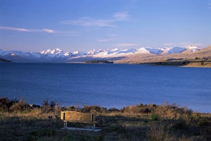 Seat Prints: Lake Tekapo and Mount Cook