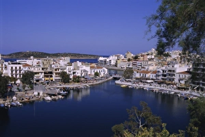Anchor Prints: Lake Voulismeni or Bottomless Lake in foreground